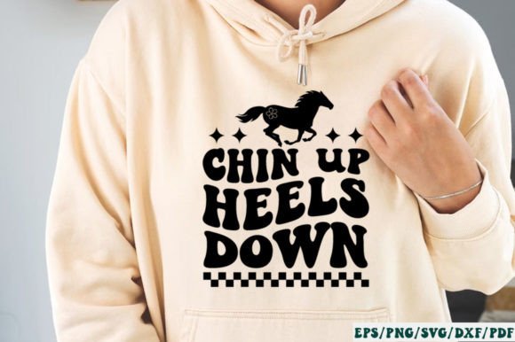 Chin Up Heels Down Retro SVG Review