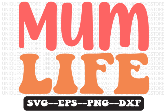 Mum Life Groovy Retro Svg Design Review