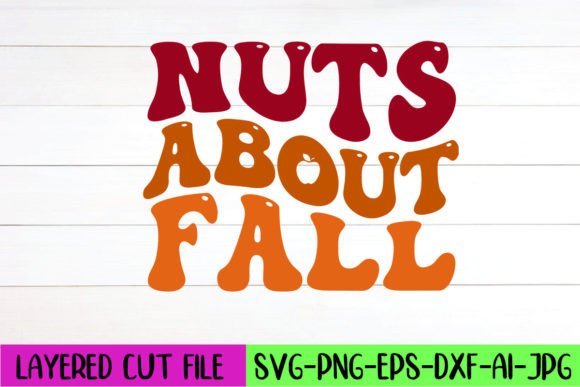 Nuts About Fall Retro SVG Design Review