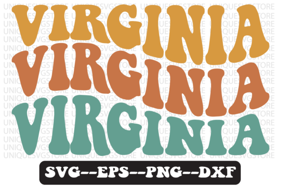 Virginia Groovy Retro Svg Design Review